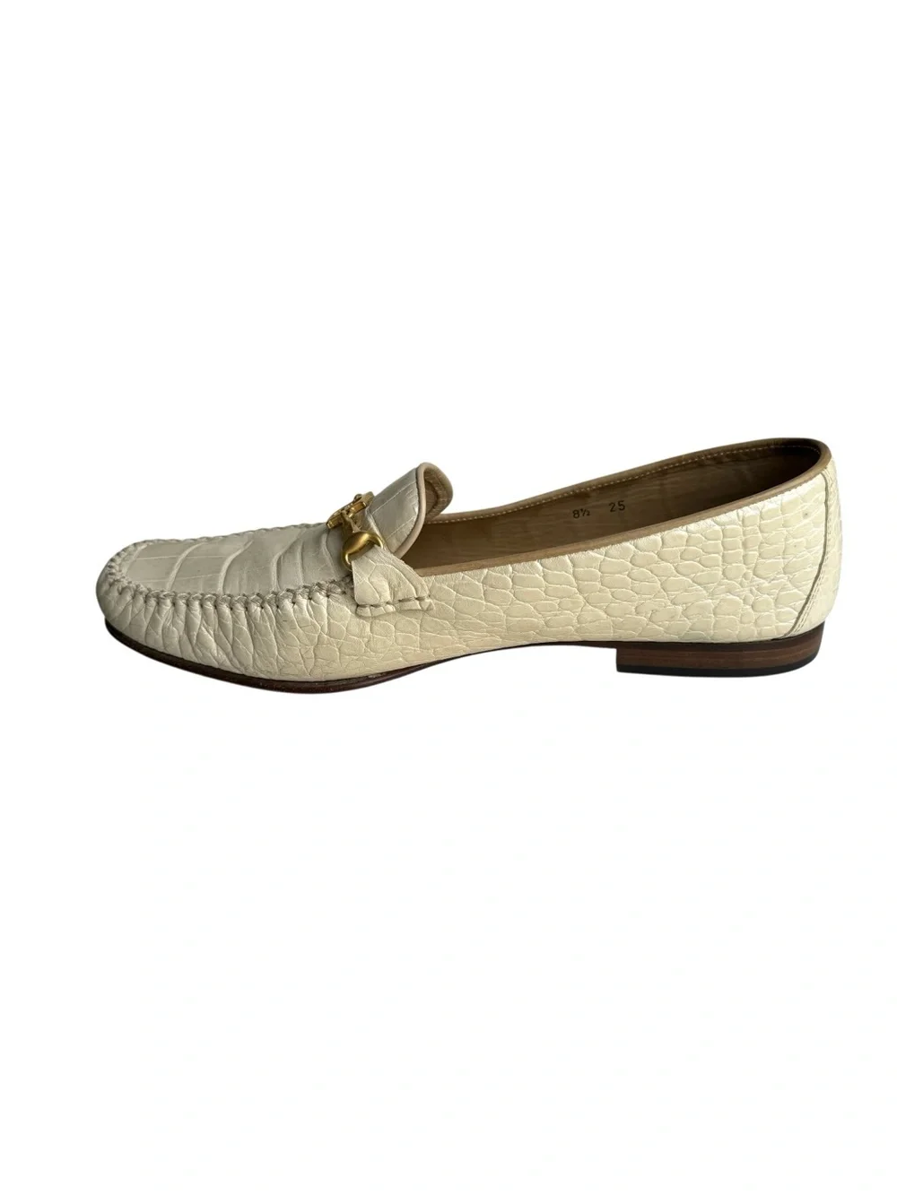 Escada croc embossed